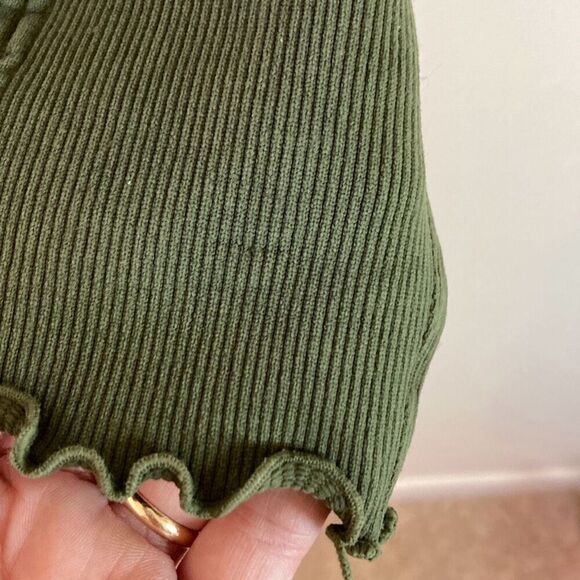 Slightly flawed- Daily Practice by Anthropologie Frill High Rise Leggings NWT - Picture 6 of 10